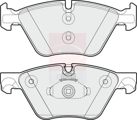 Apec Blue PD3349 Brake Pad Set, disc brake - 2