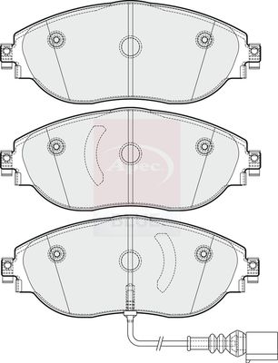 Apec Blue PD3352 Brake Pad Set, disc brake - 1