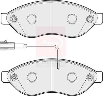 Apec Blue PD3354 Brake Pad Set, disc brake - 2