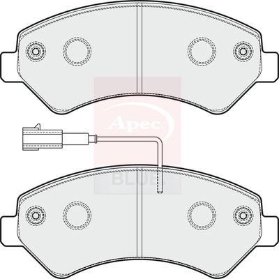 Apec Blue PD3355 Brake Pad Set, disc brake - 1