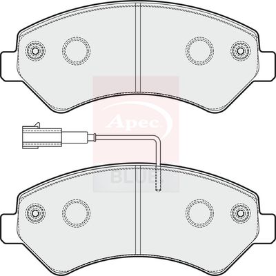 Apec Blue PD3355 Brake Pad Set, disc brake - 2