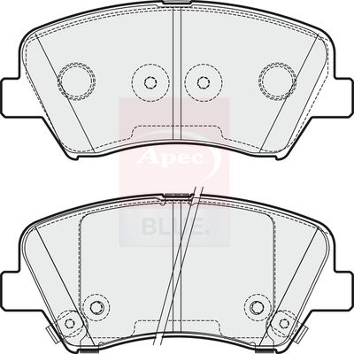 Apec Blue PD3357 Brake Pad Set, disc brake - 1
