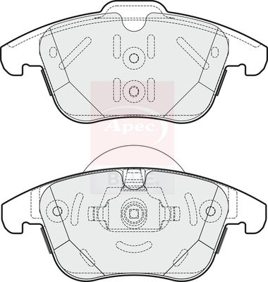 Apec Blue PD3358 Brake Pad Set, disc brake - 1