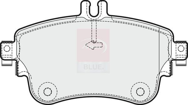 Apec Blue PD3360 Brake Pad Set, disc brake - 1