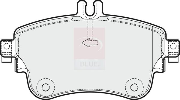 Apec Blue PD3360 Brake Pad Set, disc brake - 2