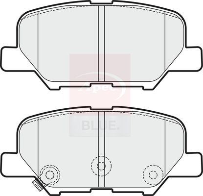 Apec Blue PD3363 Brake Pad Set, disc brake - 1