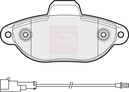 Apec Blue PD3364 Brake Pad Set, disc brake - 1