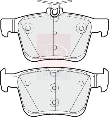 Apec Blue PD3366 Brake Pad Set, disc brake - 1