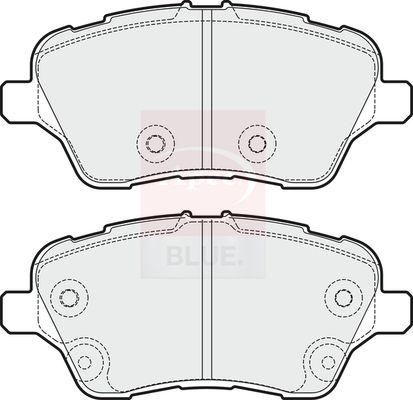 Apec Blue PD3367 Brake Pad Set, disc brake - 2