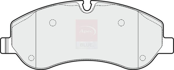 Apec Blue PD3368 Brake Pad Set, disc brake - 2