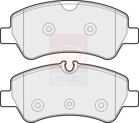 Apec Blue PD3369 Brake Pad Set, disc brake - 1