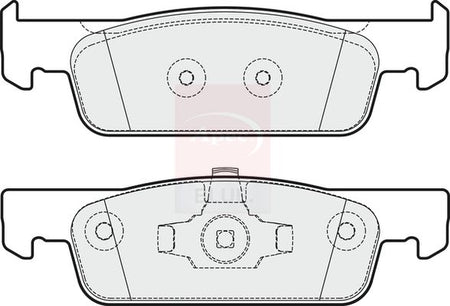 Apec Blue PD3370 Brake Pad Set, disc brake - 1