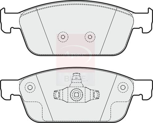 Apec Blue PD3371 Brake Pad Set, disc brake - 1