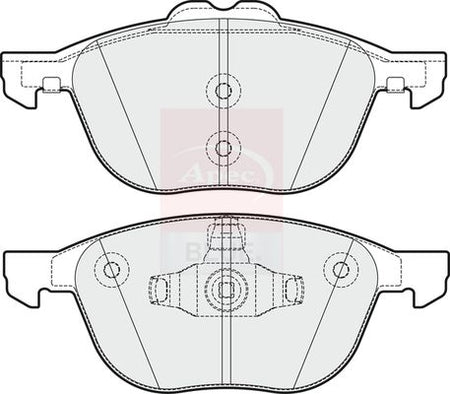 Apec Blue PD3373 Brake Pad Set, disc brake - 1