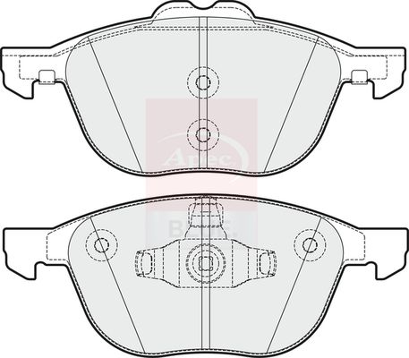 Apec Blue PD3373 Brake Pad Set, disc brake - 1
