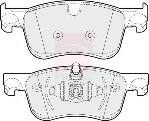Apec Blue PD3375 Brake Pad Set, disc brake - 2