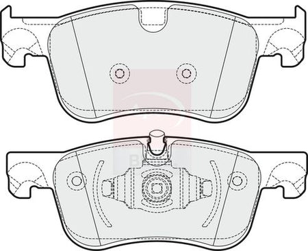 Apec Blue PD3375 Brake Pad Set, disc brake - 2