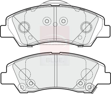 Apec Blue PD3376 Brake Pad Set, disc brake - 1