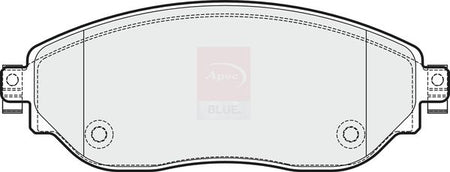 Apec Blue PD3382 Brake Pad Set, disc brake - 1