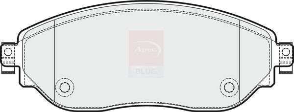 Apec Blue PD3382 Brake Pad Set, disc brake - 1