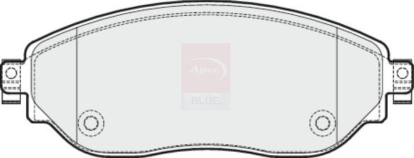 Apec Blue PD3382 Brake Pad Set, disc brake - 2