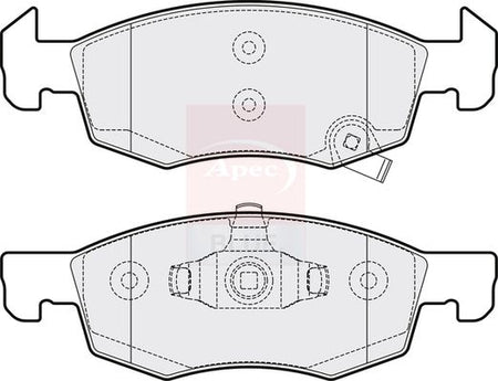 Apec Blue PD3383 Brake Pad Set, disc brake - 1