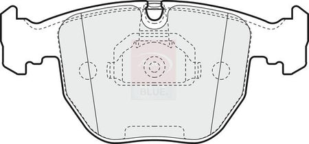 Apec Blue PD3387 Brake Pad Set, disc brake - 1