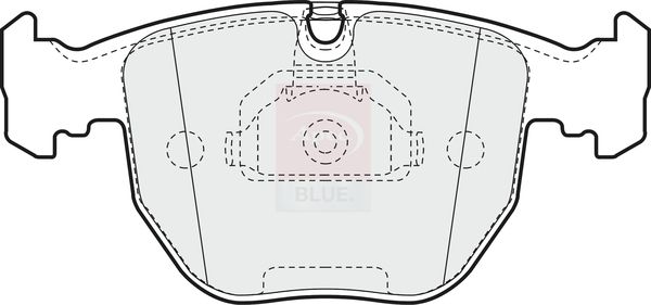 Apec Blue PD3387 Brake Pad Set, disc brake - 2