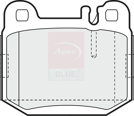 Apec Blue PD3388 Brake Pad Set, disc brake - 1