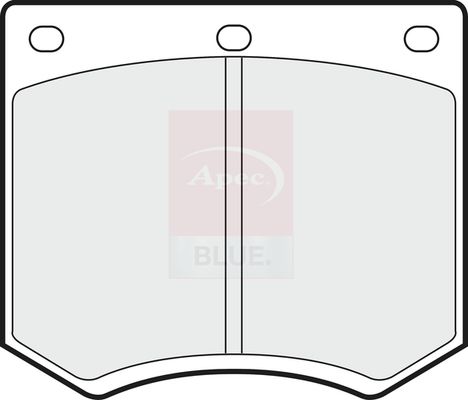 Apec Blue PD3395 Brake Pad Set, disc brake - 1