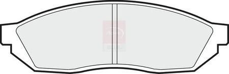 Apec Blue PD3396 Brake Pad Set, disc brake - 1