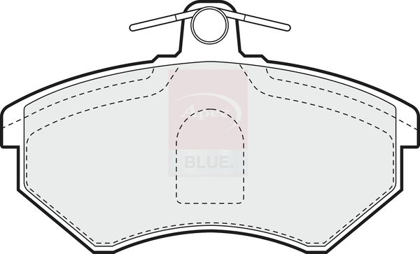 Apec Blue PD3398 Brake Pad Set, disc brake - 1