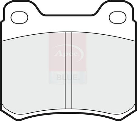Apec Blue PD3401 Brake Pad Set, disc brake - 1