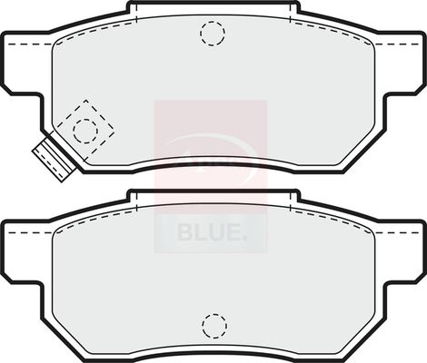 Apec Blue PD3411 Brake Pad Set, disc brake - 1