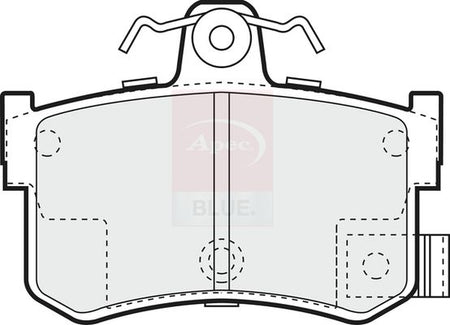 Apec Blue PD3413 Brake Pad Set, disc brake - 1