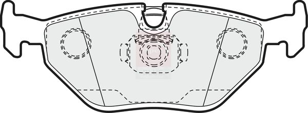 Apec Blue PD3416 Brake Pad Set, disc brake - 1