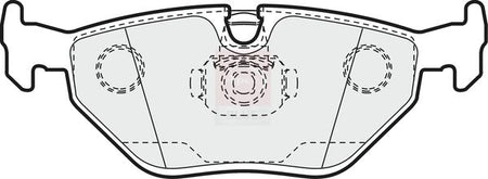 Apec Blue PD3416 Brake Pad Set, disc brake - 1