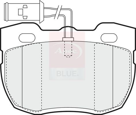 Apec Blue PD3417 Brake Pad Set, disc brake - 1