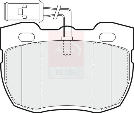 Apec Blue PD3417 Brake Pad Set, disc brake - 1