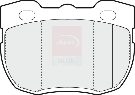 Apec Blue PD3418 Brake Pad Set, disc brake - 1