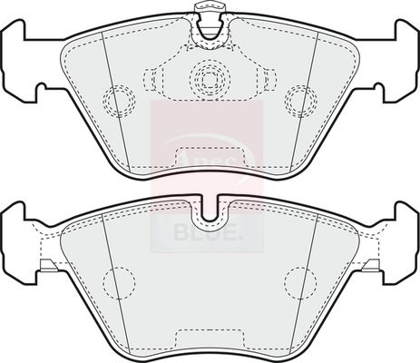 Apec Blue PD3420 Brake Pad Set, disc brake - 1