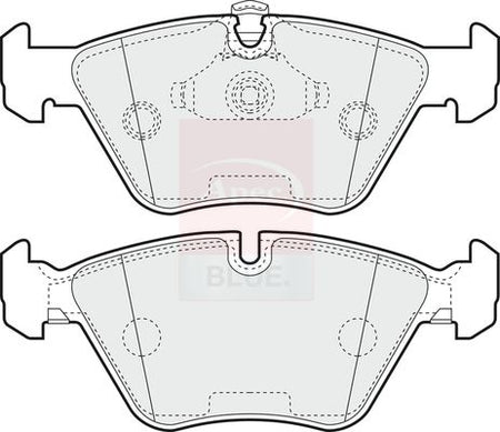 Apec Blue PD3420 Brake Pad Set, disc brake - 1