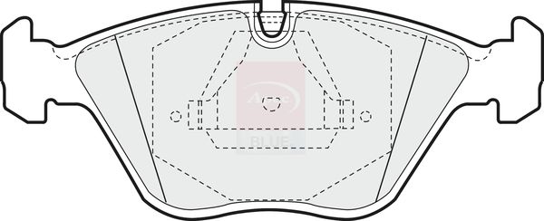 Apec Blue PD3422 Brake Pad Set, disc brake - 1
