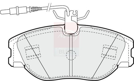 Apec Blue PD3427 Brake Pad Set, disc brake - 1