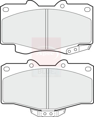 Apec Blue PD3429 Brake Pad Set, disc brake - 1