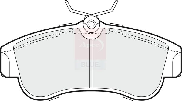 Apec Blue PD3431 Brake Pad Set, disc brake - 1