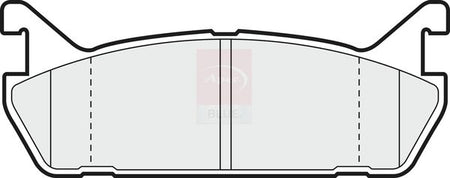Apec Blue PD3434 Brake Pad Set, disc brake - 1