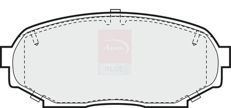 Apec Blue PD3439 Brake Pad Set, disc brake - 1