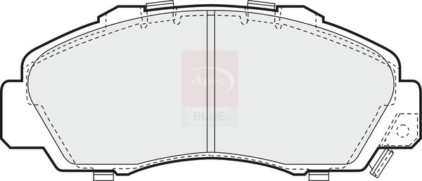 Apec Blue PD3440 Brake Pad Set, disc brake - 1