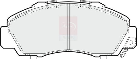 Apec Blue PD3440 Brake Pad Set, disc brake - 1